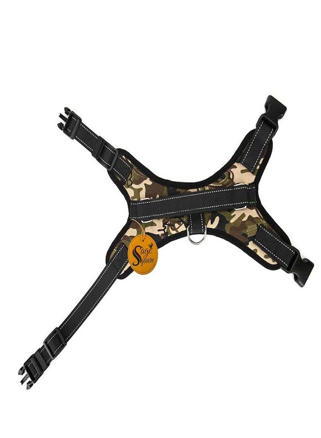 سايج سكوير حزام رياضي للكلاب من سيج سكوير قابل للتعديل ومبطن بوسادة مع مقبض رفع ومريح للغاية. (مقاس كبير) - Image 5